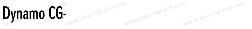 Dynamo CG字体转换